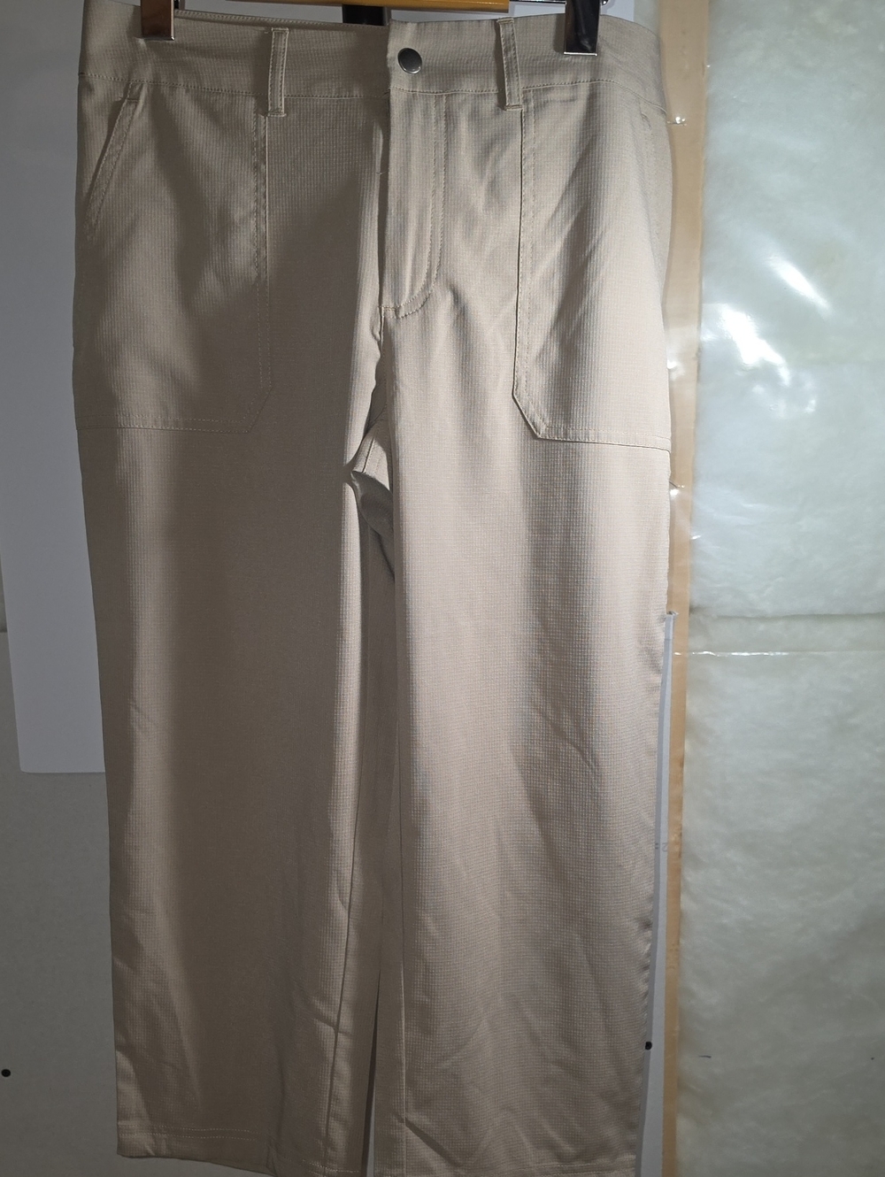 Joe Fresh Beige Straight-Leg Chinos